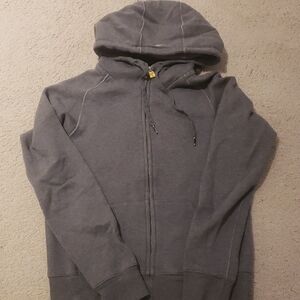 TNA Charcoal Classic Zip Up Hoodie Small